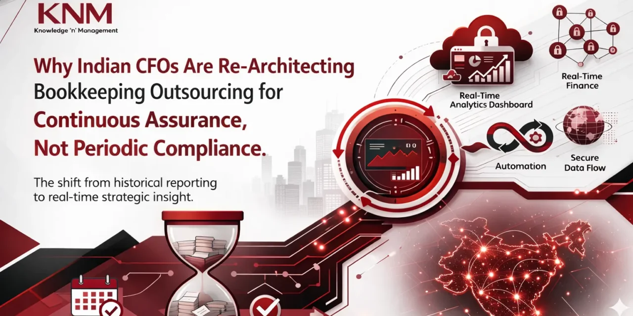 Why Indian CFOs Are Re-Architecting Bookkeeping Outsourcing for Continuous Assurance, Not Periodic Compliance