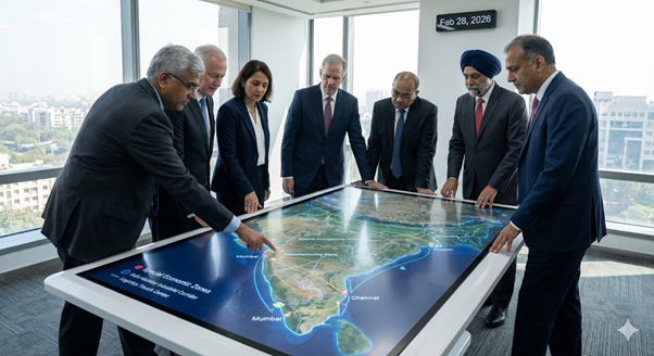 A diverse group of senior executives